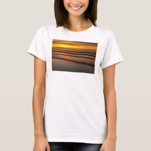 T-shirt Paysage marin abstrait au coucher du soleil, CA