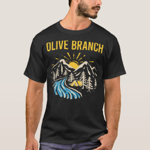 T-shirt Paysage naturel Branche de l'olivier