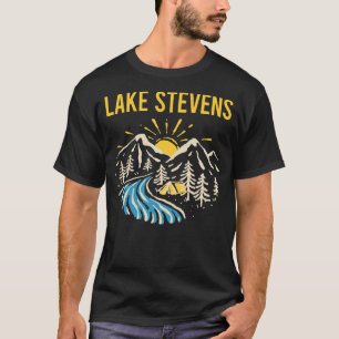 T-shirt Paysage naturel Lac Stevens