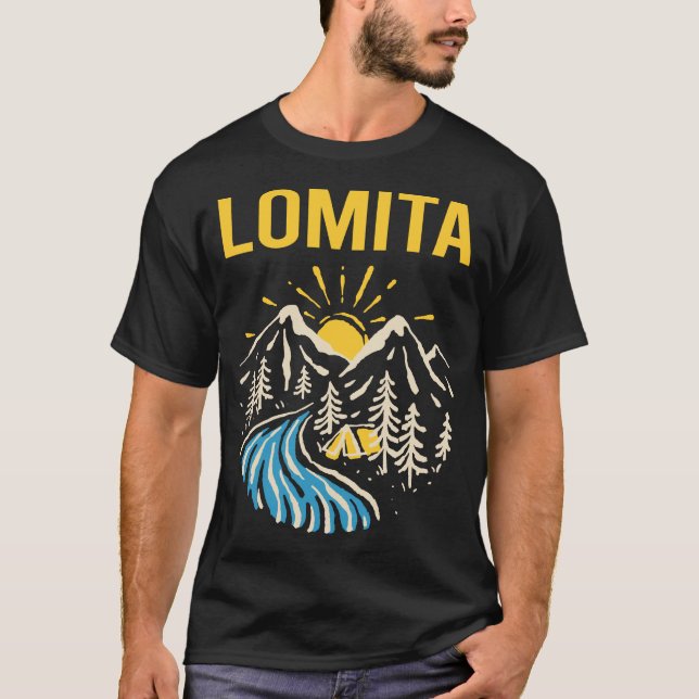 T-shirt Paysage naturel Lomita (Devant)