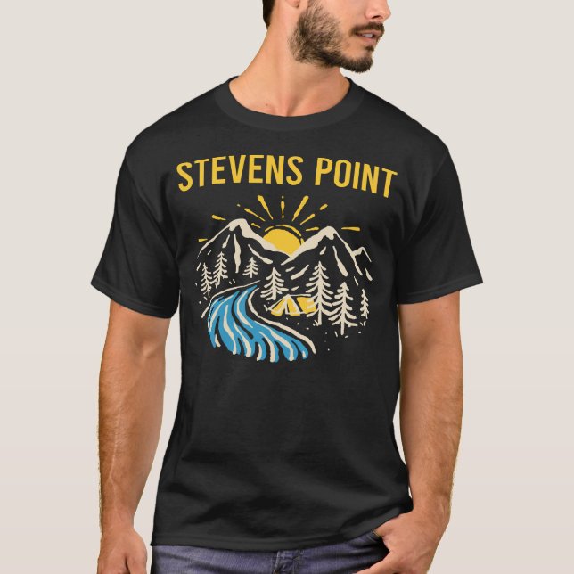 T-shirt Paysage naturel Stevens Point (Devant)