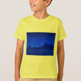T-shirt paysage nocturne- nuit étoilée- design par MatiChi