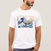 Paysage oriental frais de vue de Hokusai Fuji de