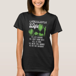 T-shirt Paysage Paysage Paysage Architecte du paysage Wife