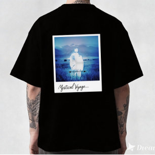 T-Shirt Paysage Rêveur Esthétique Polaroïd Vintage