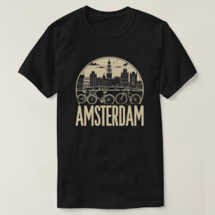 T-shirt Paysage urbain d'Amsterdam