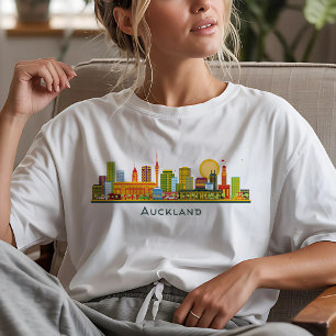 T-shirt Paysage urbain d'Auckland