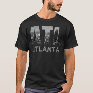 T-shirt Paysage urbain de la ville d'Atlanta Géorgie