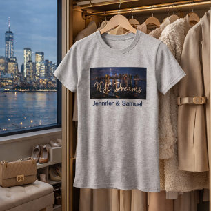 T-shirt Paysage urbain de rêve NYC rêves