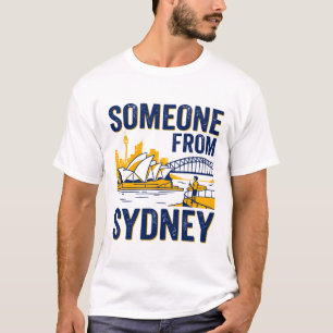 T-shirt Paysage urbain de Sydney Australie vue sur le fron