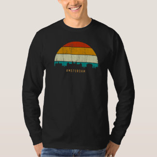 T-shirt Paysage urbain de ville au coucher du soleil de st