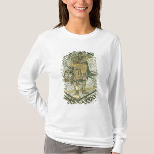 T-shirt Paysan portant une brebis et un panier de fromage