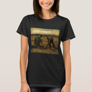 T-shirt Paysanne plantant des pommes de terre par Vincent 