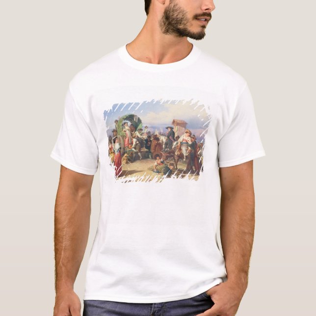 T-shirt Paysans de la Campanie, 1860 (huile sur la toile) (Devant)