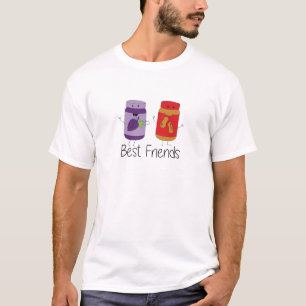 T-shirt PB et J Best Friends Pb et J BFF Dessin