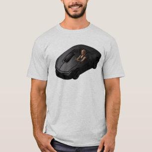 T-shirt PC Mouse-Car : Cliquez à la vitesse d'une supervoi
