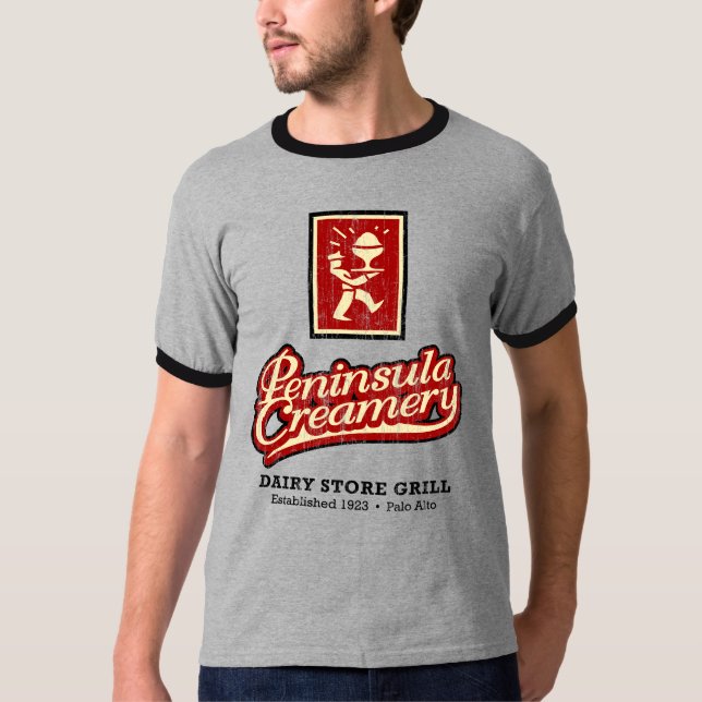 T-shirt PC tout (crème vintage) (Devant)