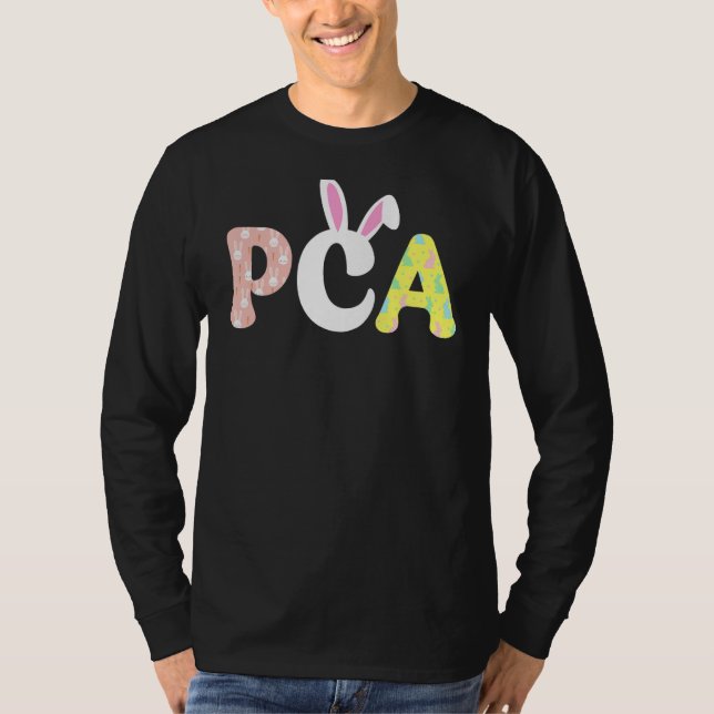 T-shirt Pca Nurse Life Stethoscope Scrub Pâques jour migno (Devant)
