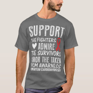 T-shirt pcm sensibilisation aux maladies cardiaques fémini