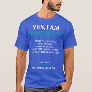 T-shirt PCOS Sensibilisation Je Le Fake Dans Cette Famille