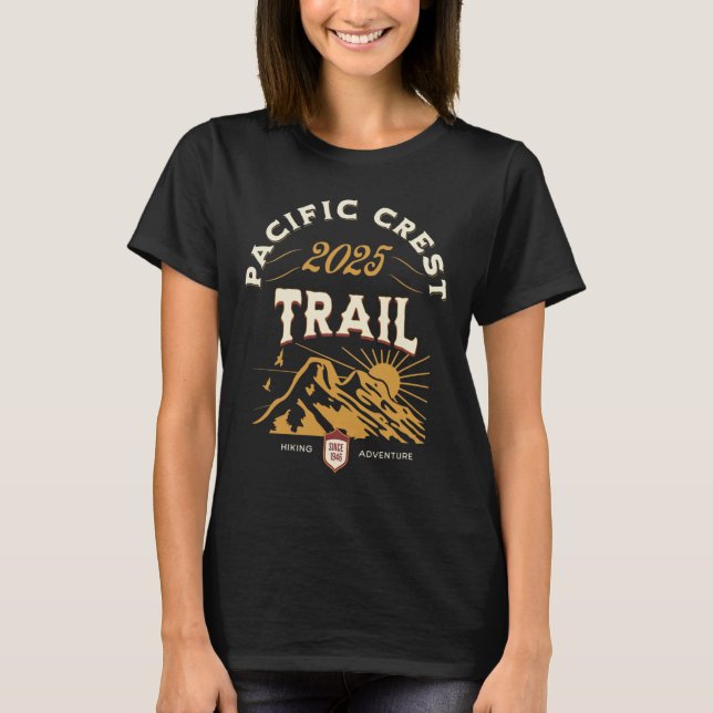 T-shirt Pct Trail 2025 Pct Hike (Devant)