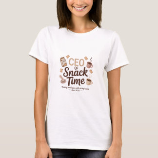 T-shirt PDG de Snack Time Mom Shirt – Vie de maman drôle