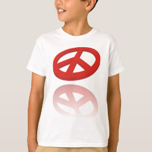 T-shirt Peace 3D / reflexion