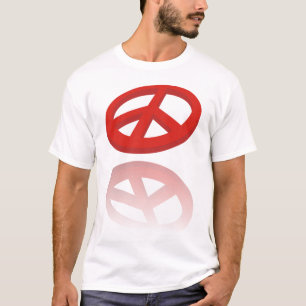 T-shirt Peace 3D / reflexion