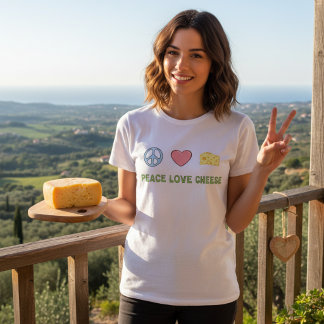 T-Shirt Peace Amour Fromage