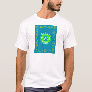 T-shirt Peace Be with You Art Print