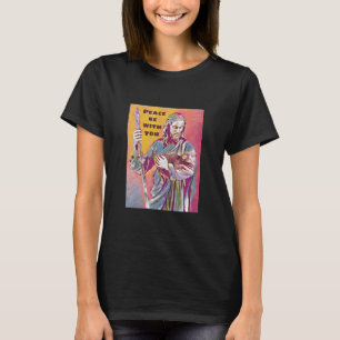 T-shirt Peace Be With You (sombre)