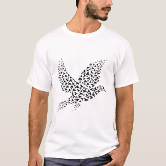 T-shirt Peace Dove World Peace Funny Cadeau  