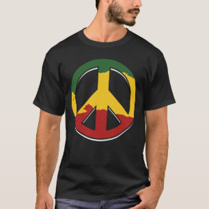 T-shirt Peace Jamaica Love Rasta Reggae