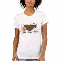 T - Shirt "Peace Liebe LV"