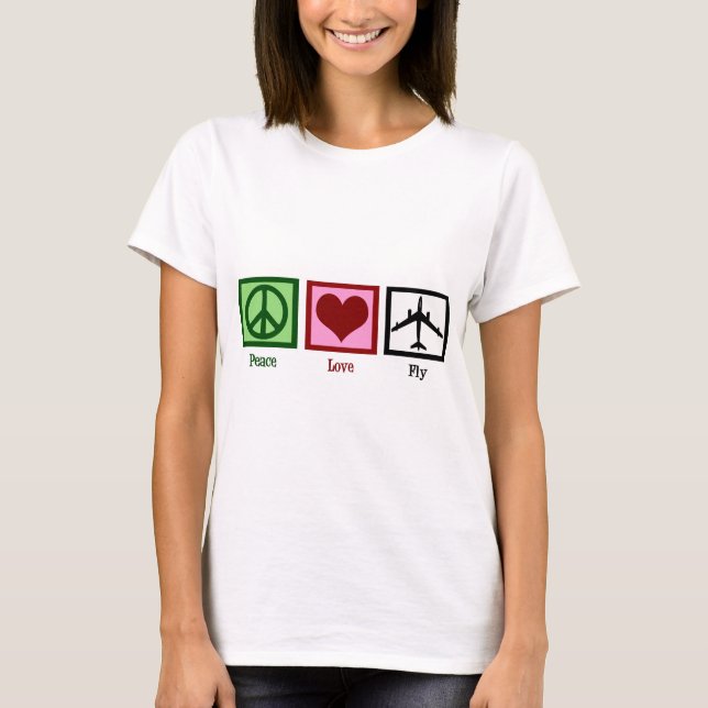 T-shirt Peace Love (Devant)
