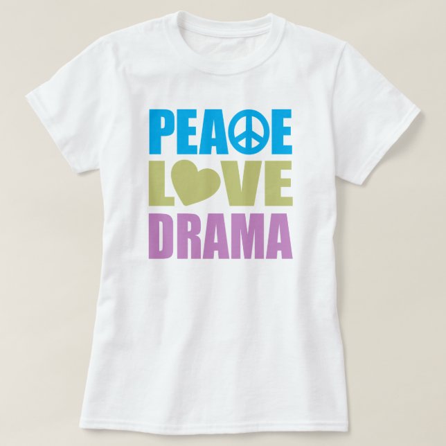 T-shirt Peace Love (Design devant)