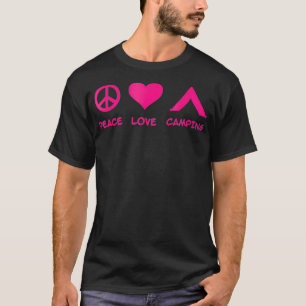 T-shirt Peace Love Camping