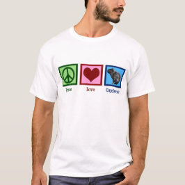 T-shirt Peace Love Capybaras