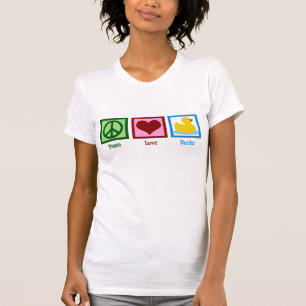T-shirt Peace Love Ducks