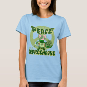 T-shirt Peace Love et Leprechauns !