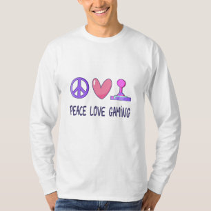 T-shirt Peace Love Gaming