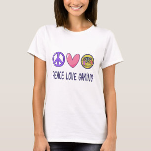 T-shirt Peace Love Gaming