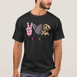 T-shirt Peace Love Havanese Havanese Havanese Chien Maman