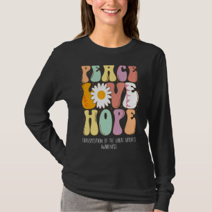 T-shirt Peace Love Hope Transposition de la Grande Arterie