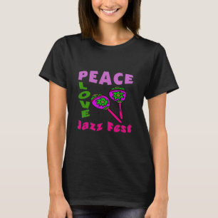 T-shirt Peace Love Jazz Fest