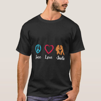 T-shirt Peace Love Judo