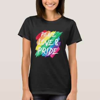 T-shirt Peace Love Pride Gay Rainbow Lgbt Pride Mont