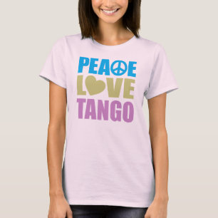 T-shirt Peace Love Tango