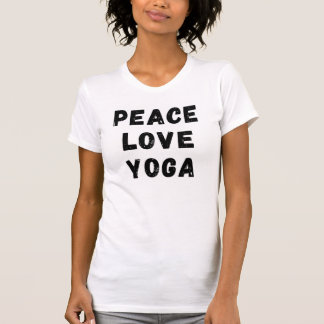 T-shirt Peace Love Yoga