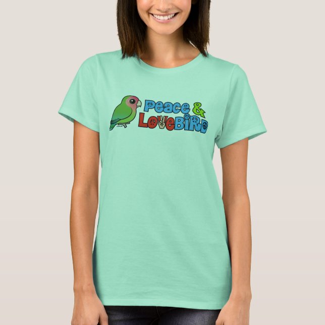 T-shirt Peace & Lovebird (Devant)